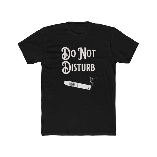 Cigar Silhouette Do Not Disturb Premium Fitted Unisex Short Sleeve Tee