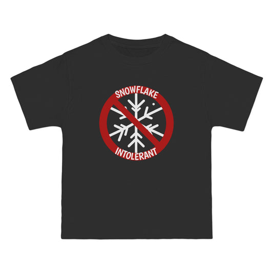 Snowflake Intolerant" T-Shirt - Anti-Woke Individualism Tee | 100% Cotton | Bold Statement Apparel