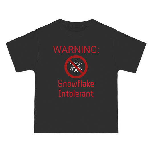Warning Snowflake Intolerant Beefy-T®  Short-Sleeve T-Shirt