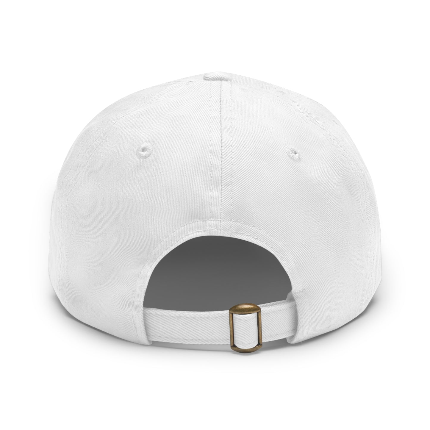 No Snowflakes Dad Hat with Leather Patch (Round)