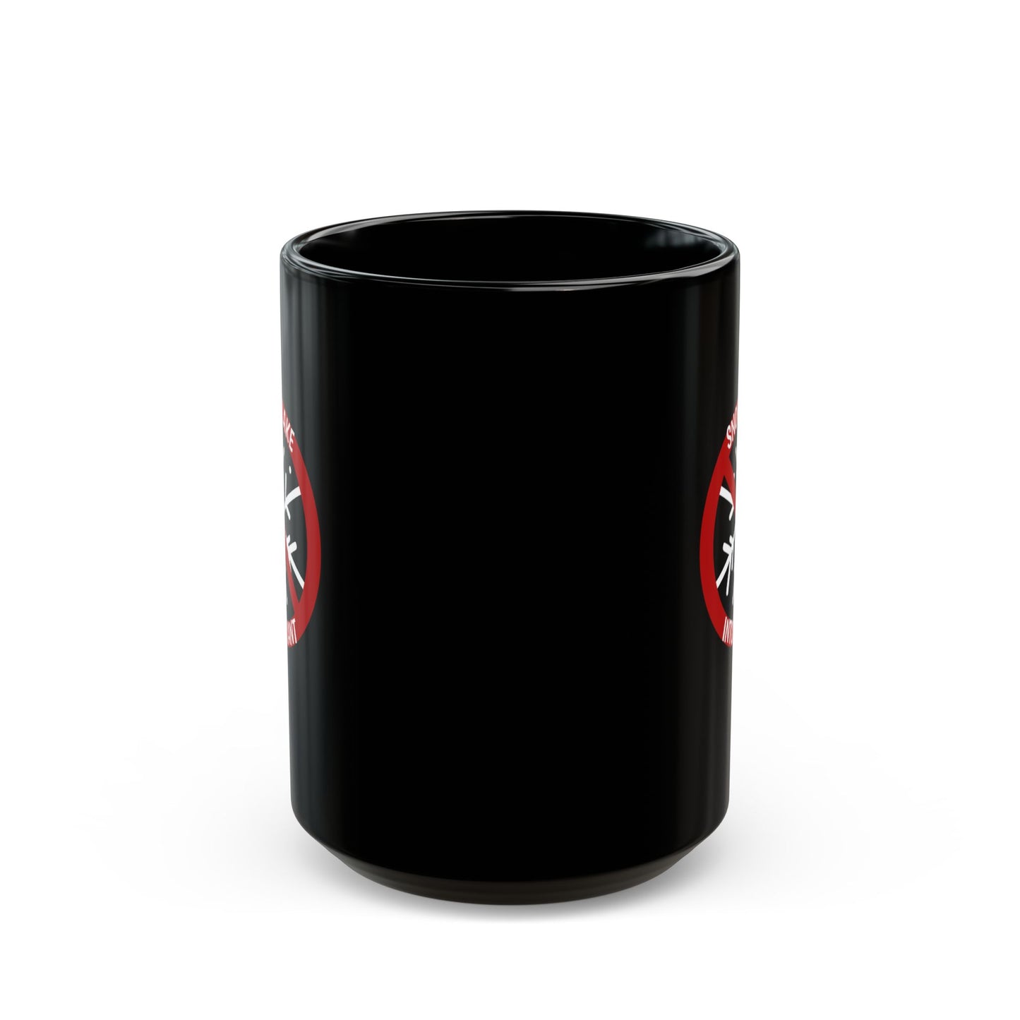 Mug Snowflake Intolerant Black